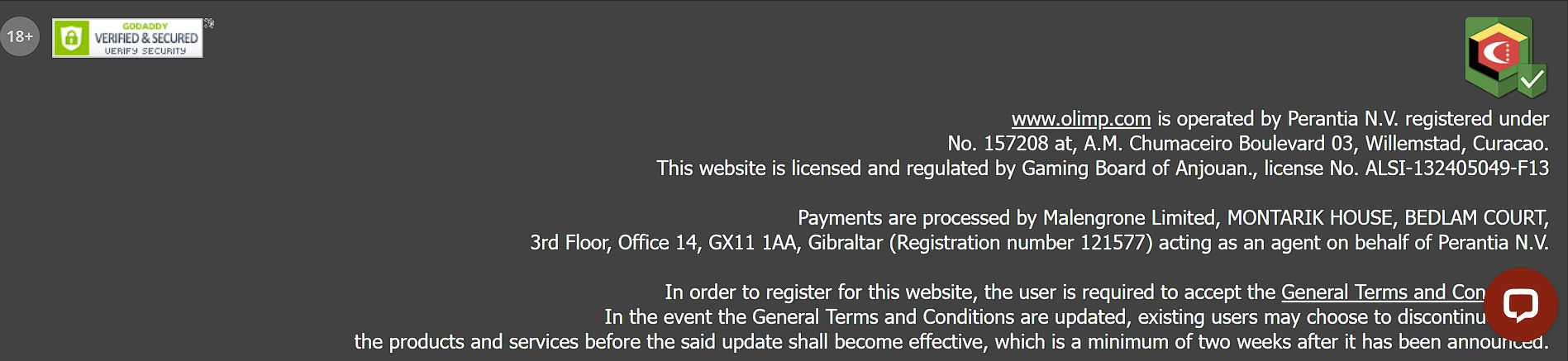 Платежи Olimpbet Кипр